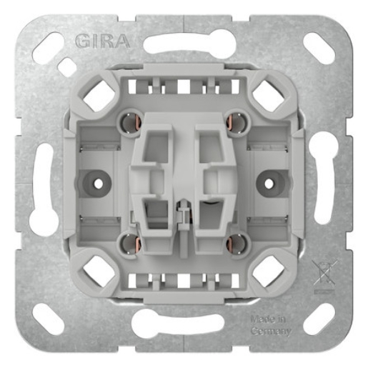 1St. Gira 383700 Tastschalter Kreuz o.Kr. Einsatz