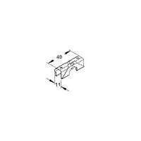 1St. Niedax RDHF 9 E2 Deckelhaltefeder Edelstahl, Werkstoff-Nr 1.4310 RDHF9E2...