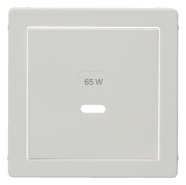 1St. Berker 48606089 Zentralstueck fuer USB Q.x polarweiss sa