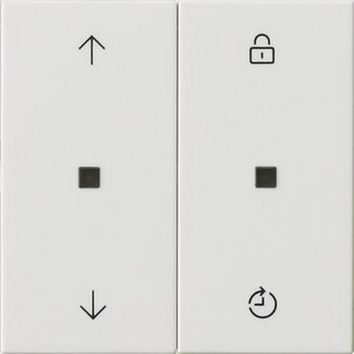 1St. Gira 549203 Gira eNet Funk Bedienaufs. Memory Pfeile System 55 Reinweiß