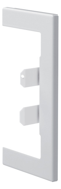 1St. Hager BR65130W9016 Wand-Blende Stahl BR/A 65x130 OT80 verkehrsweiß