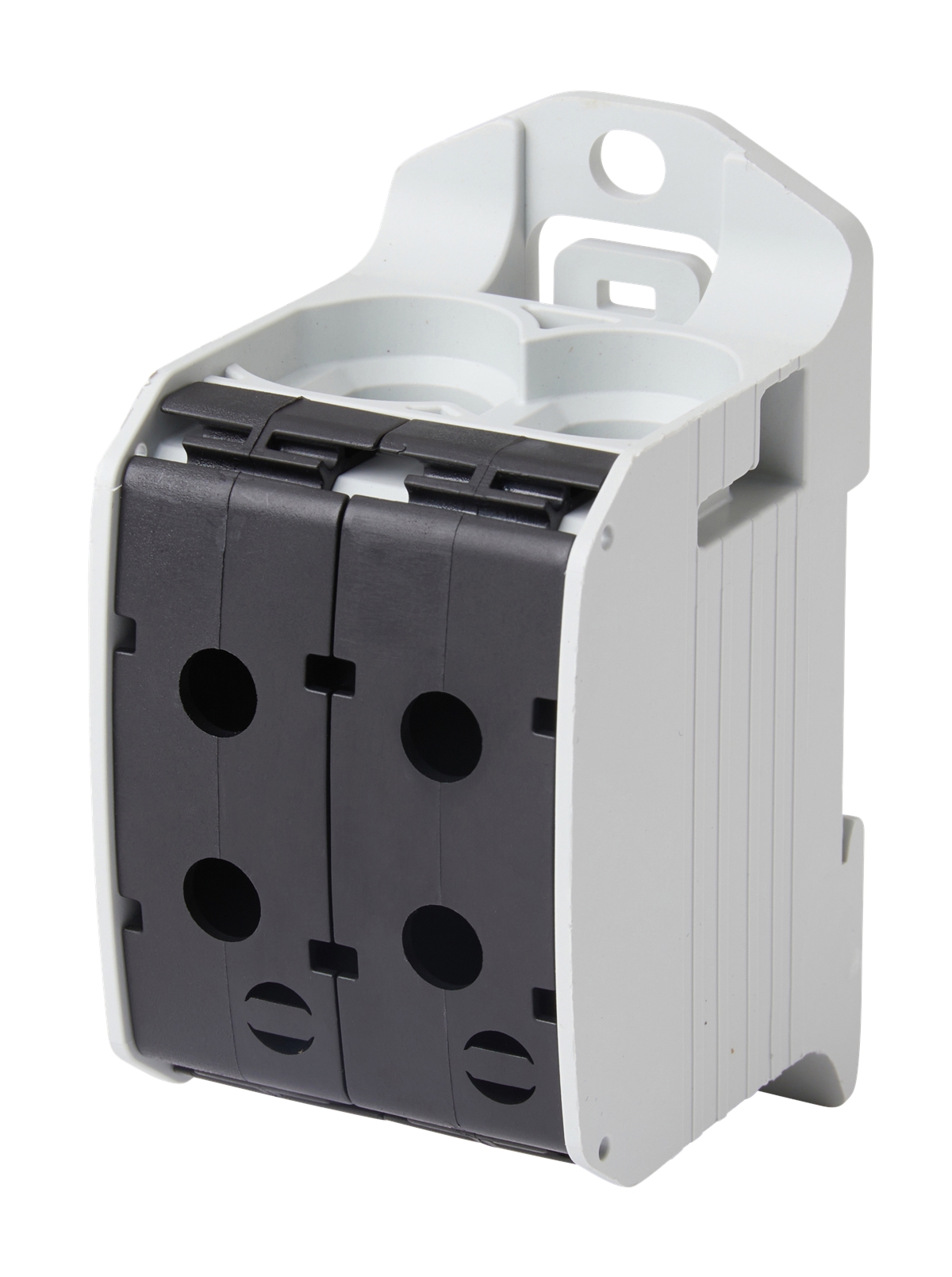 1St. F-Tronic RKA95-1-4sw Reihenklemme 95mm², 1polig, 4 Anschlüsse, schwarz, CU/AL, RKA95-1-4sw 7730079