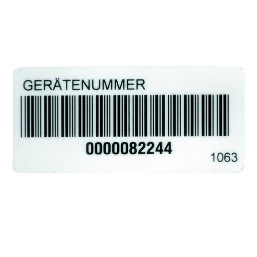 1St. Beha-Amprobe FTC00001063D Barcode-Aufkleber 250 St. auf Rolle 2389952