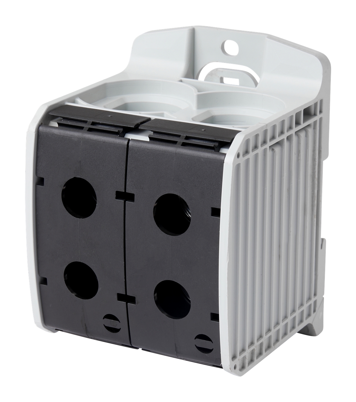 1St. F-Tronic RKA300-1-4sw Reihenklemme 300mm², 1polig, 4 Anschlüsse, schwarz, CU/AL, RKA300-1-4sw 7730104