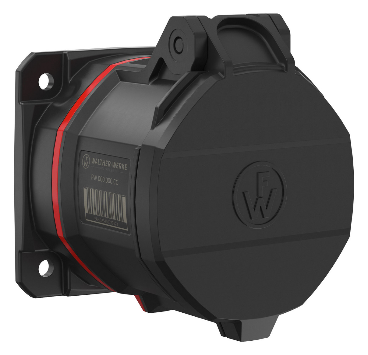 1St. WALTHER FW430506SK CEE NEO Anbaudose gerade 32A 5P 6h IP54