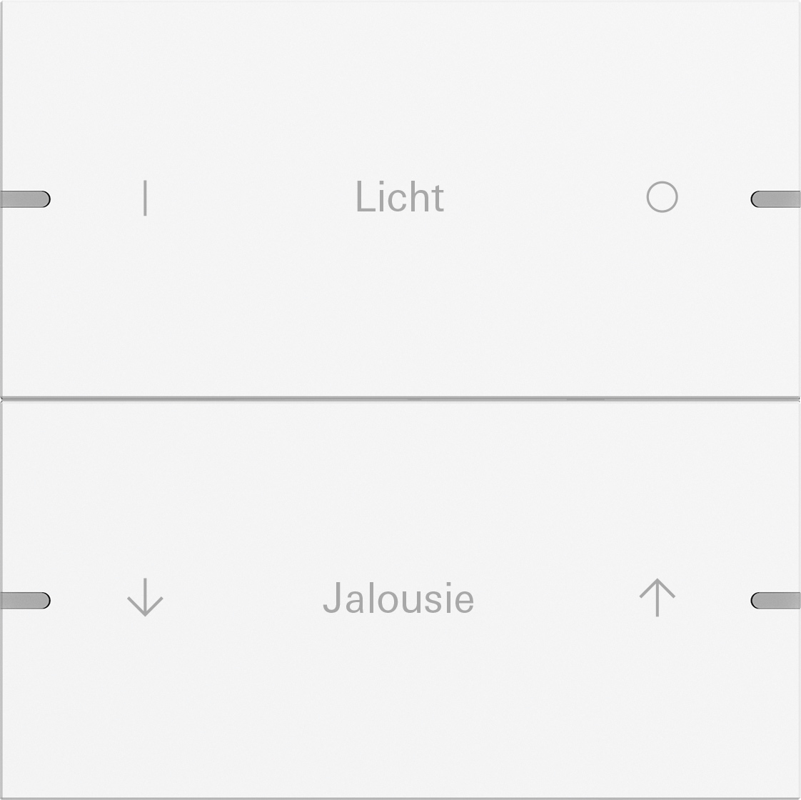 1St. Gira 5032927 Wippenset 2f indiv. Tastsens.4 TS4 Reinweiß m(lack.)