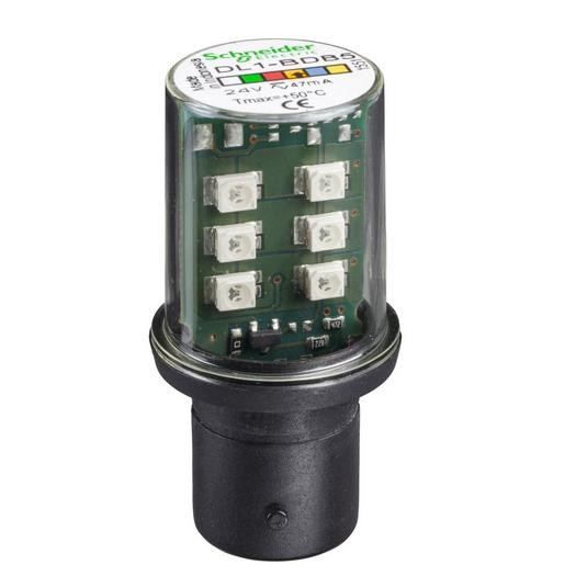 1St. Schneider Electric DL1BDB5 LED-Modul, orange, für Befehls- u. Meldegeräte, BA 15d, 24 V