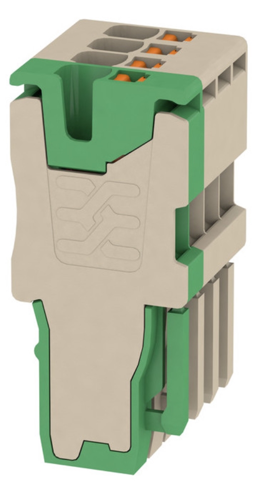 100St. Weidmüller APG 1.5/4-3BG-GN Stecker (Klemmen), PUSH IN, 1.5 mm2, 500