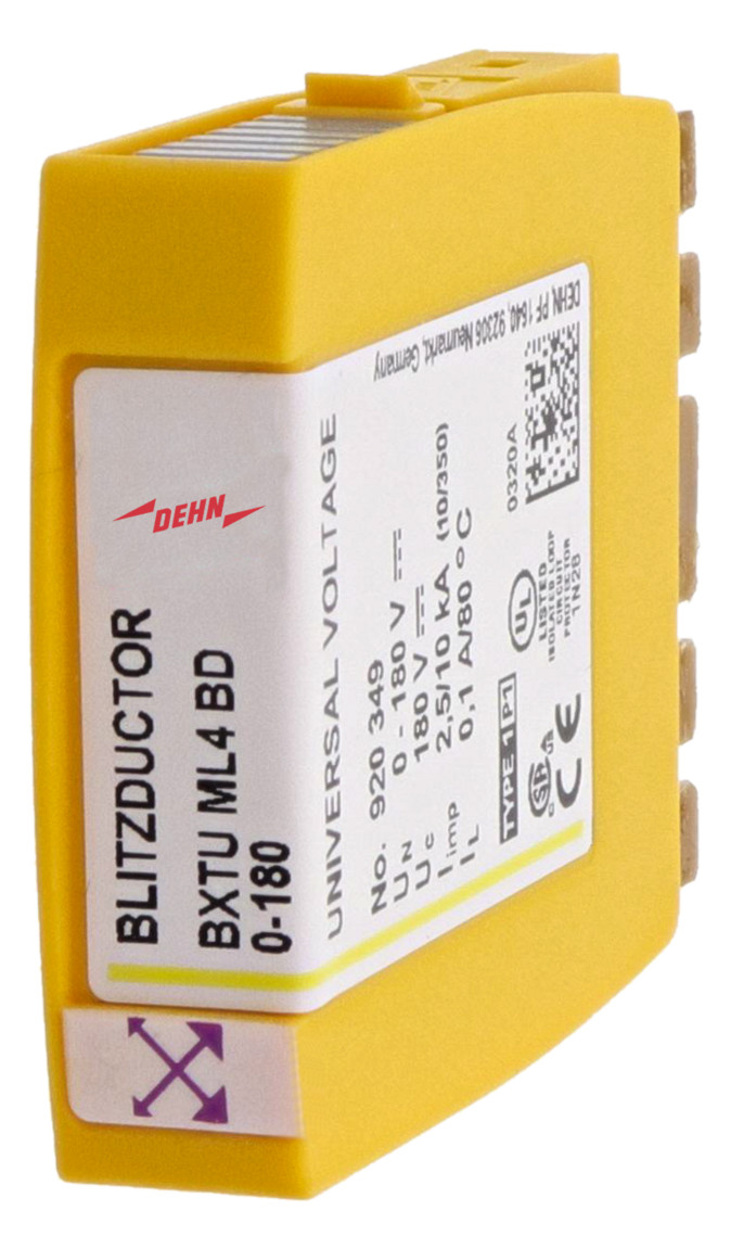 1St. Dehn 920349 Kombiableiter-Modul für 2 Doppelader BLITZDUCTOR XTU, BXTU ML4 BD 0-180