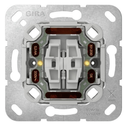 1St. Gira 382500 Wipp-Kontroll Serien o.Kr. Einsatz