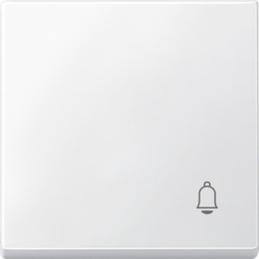 1St. Merten MEG3305-0419 Wippe mit Kennzeichnung Klingel, polarweiß, System M