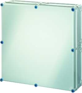 1St. Hensel Mi 0801 Mi-Leergehäuse, Einbaumaße 575x575x146mm, nicht durchsicht. Deckel 2000013 Mi0801