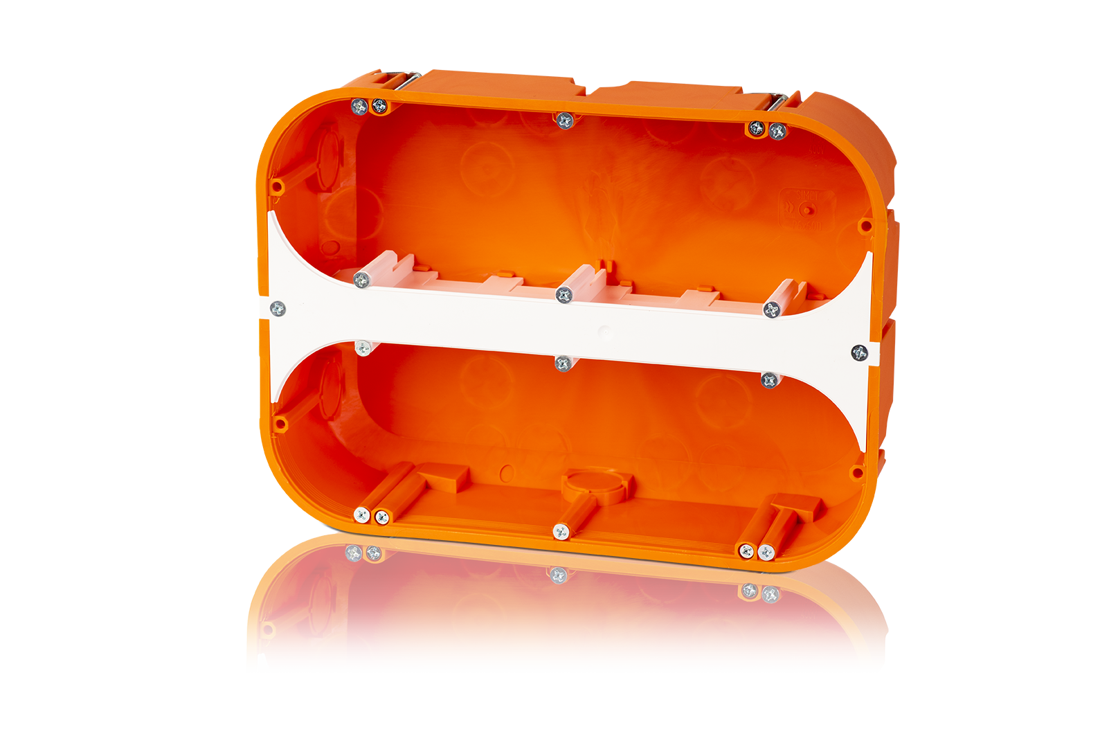 1St. F-Tronic HW60 HW Gerätedose massiv 6-fach, 6x Ø 68mm, t=60mm 7350093