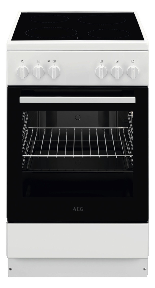 1St. AEG CCB50090BW Standherd 50cm Breite, 60l, Glaskeramik