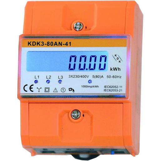 1St. H420580-4TE Elektronischer -Drehstrom - Hutschienenzähler