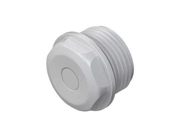 1St. Kleinhuis 1485M20 Dichtungsstopfen, M20, für Kabel-Ø 9-12 mm, Kunststoff PE, RAL 7035, lichtgrau