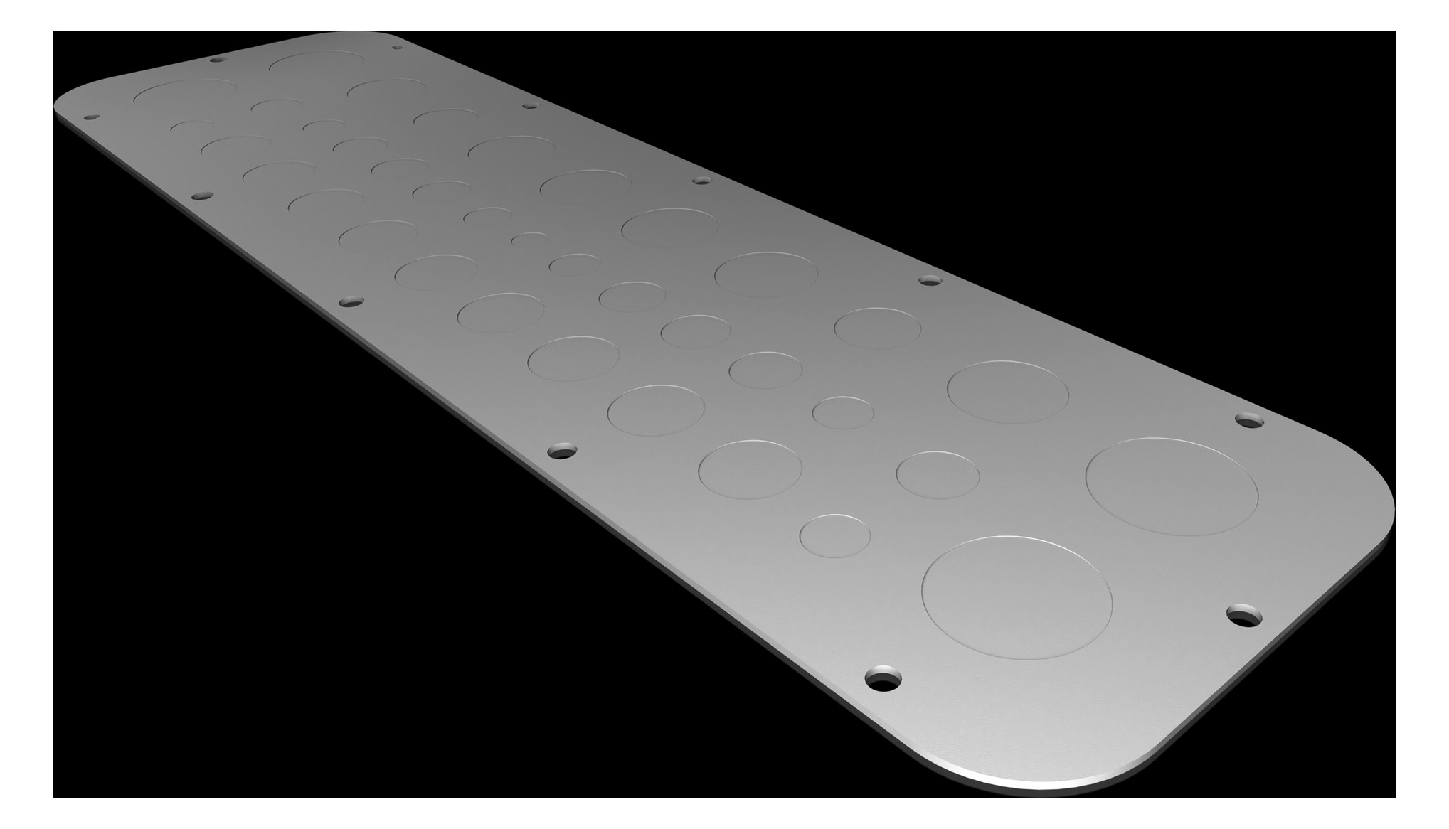 1St. Rittal AX 2574.100 Metall-Flanschplatte mit metrischer Vorp AX2574100