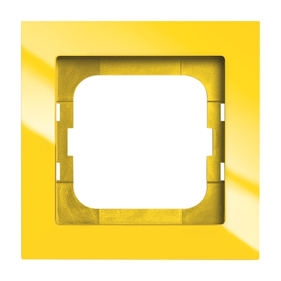 1St. Busch-Jaeger 1721-285 1-fach Rahmen Busch-axcent gelb