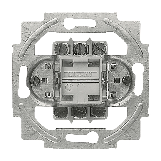 1St. Busch-Jaeger 2000/6/2 US Wippschalter-Einsatz, 2-polig, Aus- und Wechselschaltung