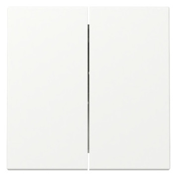 1St. Gira 329527 Wippe 2-fach System 55 reinweiß seidenmatt