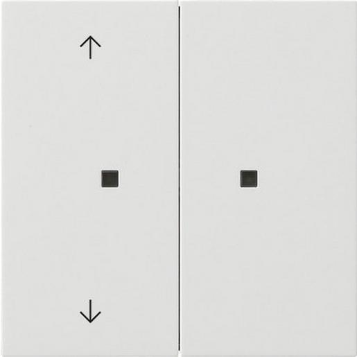 1St. Gira 5108112 RF Bedienaufs. 2f Pfeile KNX Flächenschalter