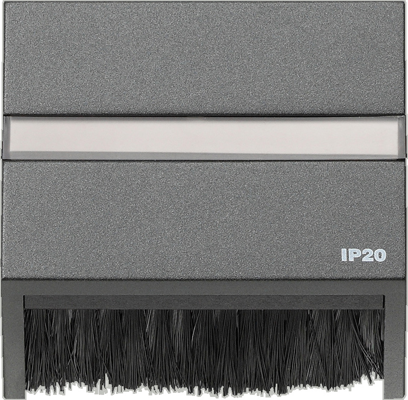 1St. Gira 068267 Haube steckb. Adapterrahmen Gira TX_44 Anthrazit