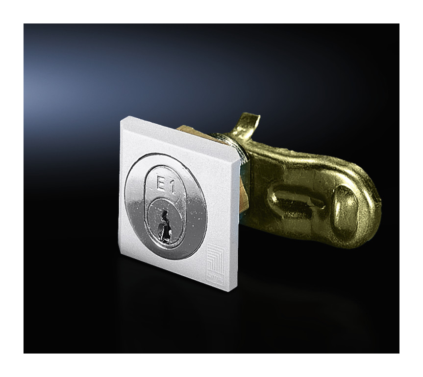 1St. Rittal SZ 2540.500 Vorreiberverschlüsse, mit Sicherheits-Einsatz, Schließung E1, Polyamid 2540500