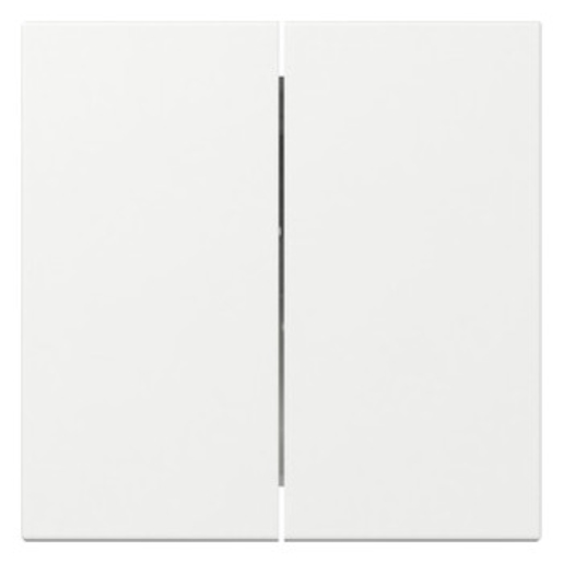 1St. Gira 349503 Wippe 2-fach gerade System 55 reinweiß glänzend