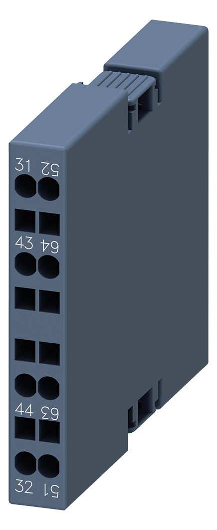 1St. Siemens 3RH2921-2DA11 Hilfsschalter seitlich, 1S+1Ö, stromb.:1Ö, 1S für Motorschütze, S0