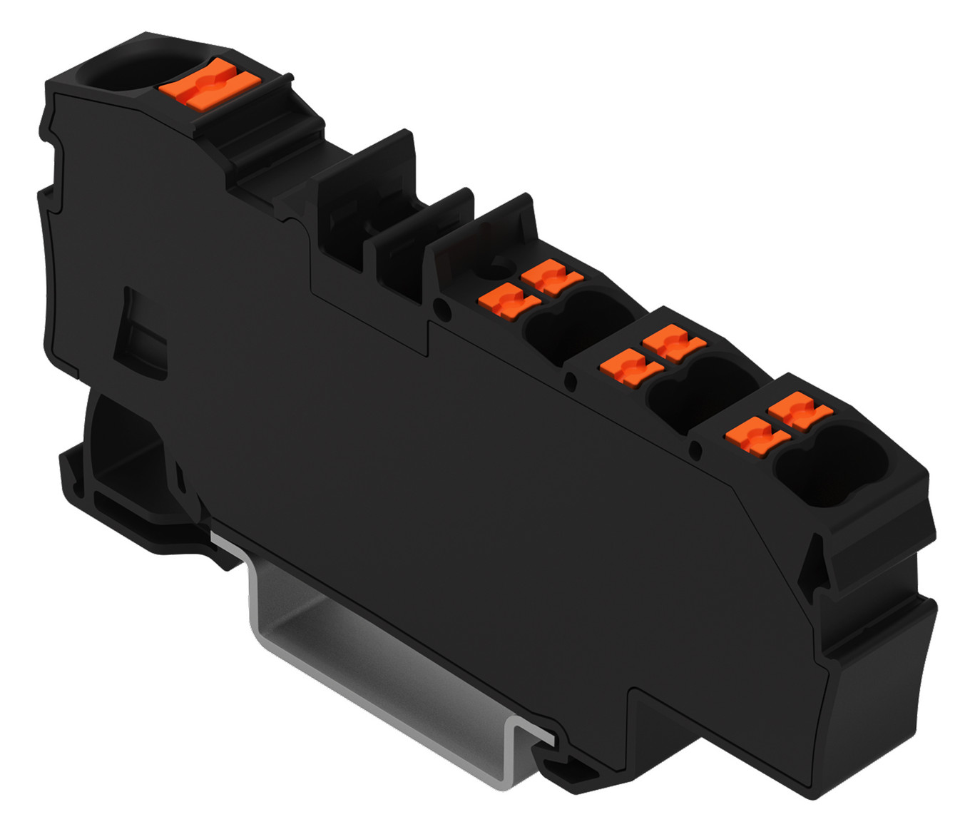 1St. Wago 2206-8035 Verteilerklemme, mit Druecker 1 x 6 mm