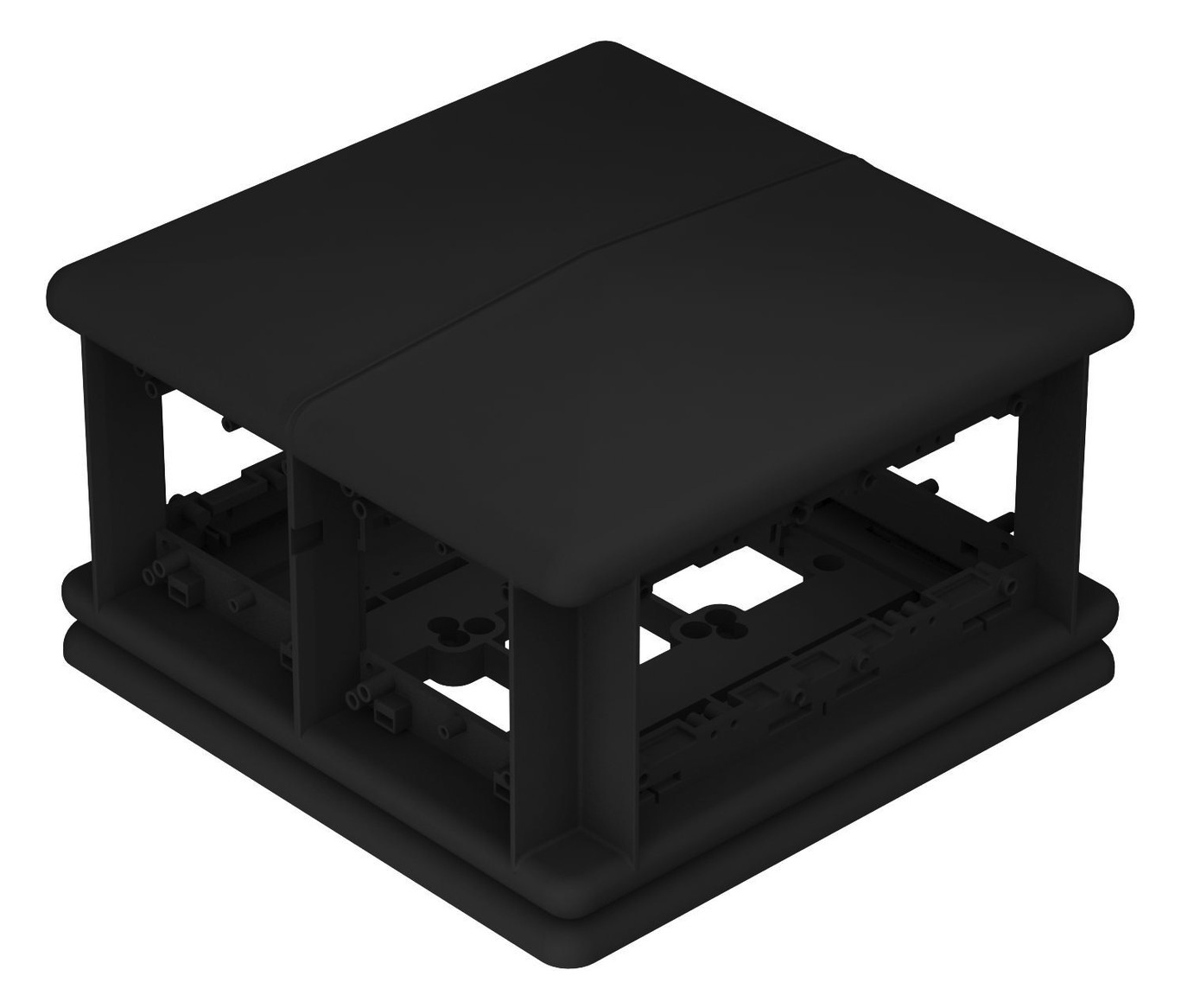 1St. OBO Bettermann T8NL 00C 9011 Telitank 225x225x125, PA, graphitschwarz