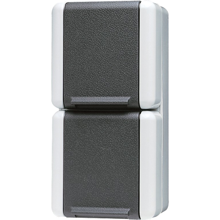 1St. Jung 822W Steckdose 2fach senkrechtecht WG800 822 W