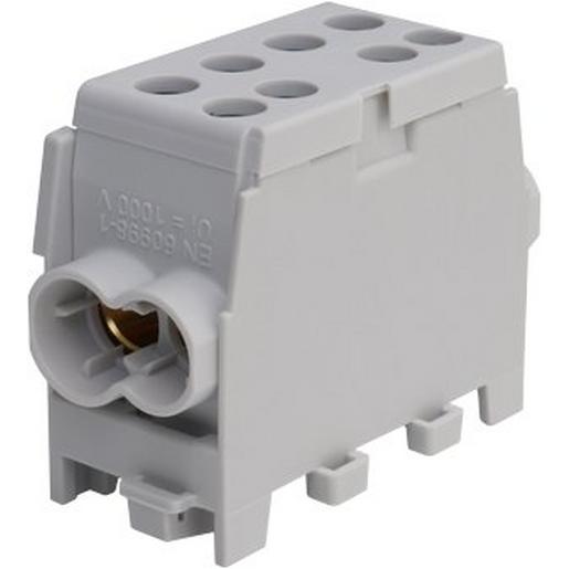 1St. HLAK 35-1/2 M2 grau minimodulare Hauptleitungs-Abzweigklemme HLAK 35-1/2 M2 grau