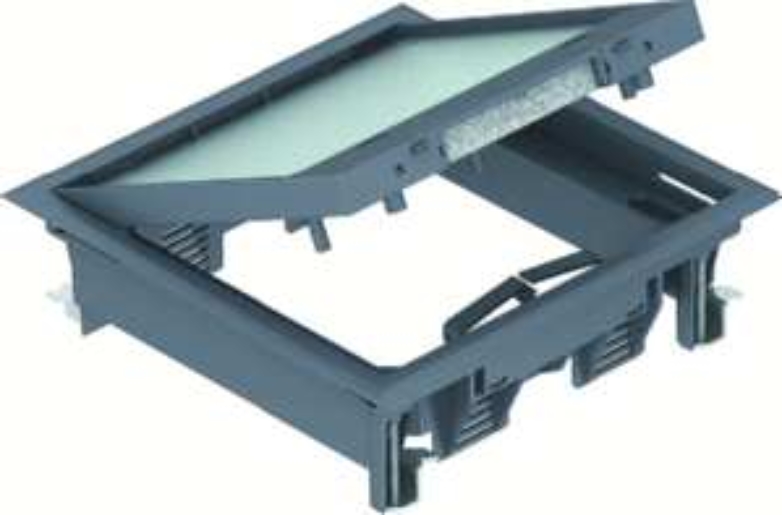 1St. OBO Bettermann GES4-2U10T 9011 7405146 Geräteeinsatz für Universalmontage GES42U10T9011