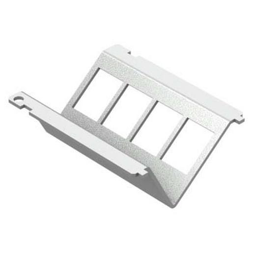 1St. Easylan ABG00014 OBO / Ackermann Bodentanksysteme Einbauplatte 4x Keystone Module, verzinkt