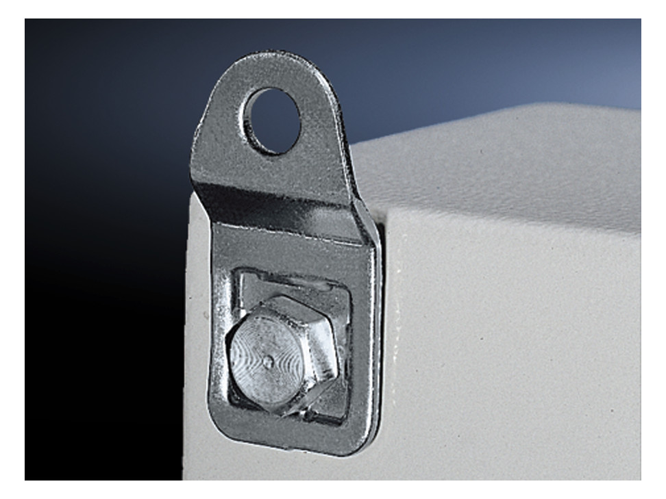 1St. Rittal KL 1594.000 Wandbefestigungshalter, Edelstahl 1.4301