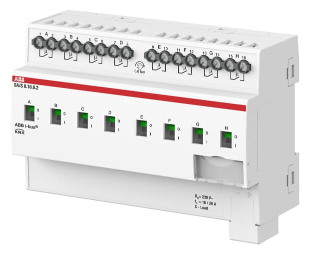 1St. ABB Schaltaktor 8fach 16 A SA/S8.16.6.2 C-Last m.Energiefunktion 2CDG110271R0011