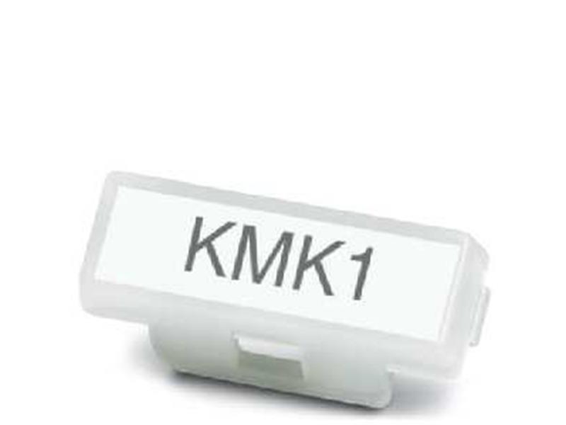 100St. Phoenix Contact KMK 1 Halogenfreier Kunststoff-Kabelmarker ohne Kabelbinder Beschriftung mit Einsteckstreifen ESL... EMT... US-EMP... Befestigung mit Kabelbinder WT Schriftfeldgrö