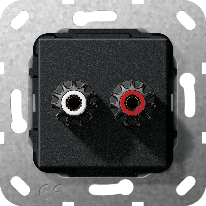 1St. Gira 566610 WBT-0708 Cu nextgen K-Schuh Lötanschl. Einsatz Schwarz m