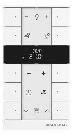 1St. Busch-Jaeger RTR 10fach weiß SBR-F-10.0.11-84 1St. Busch-Jaeger RTR 10fach weiß SBR-F-10.0.11-84
