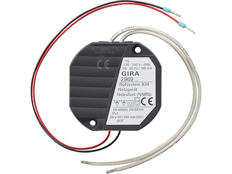 1St. Gira 296900 Netzteil Notrufset Elektronik