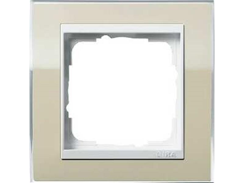 1St. Gira 0211773 Rahmen 1fach für Reinweiß Gira Event Klar Sand