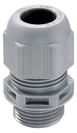 50St. Wiska 10066382 Kunststoffkabelverschraubung M20 RAL 7001 ESKV 20