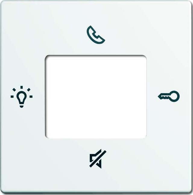 1St. Busch-Jaeger 83260-84 Zentralscheiben, studioweiß