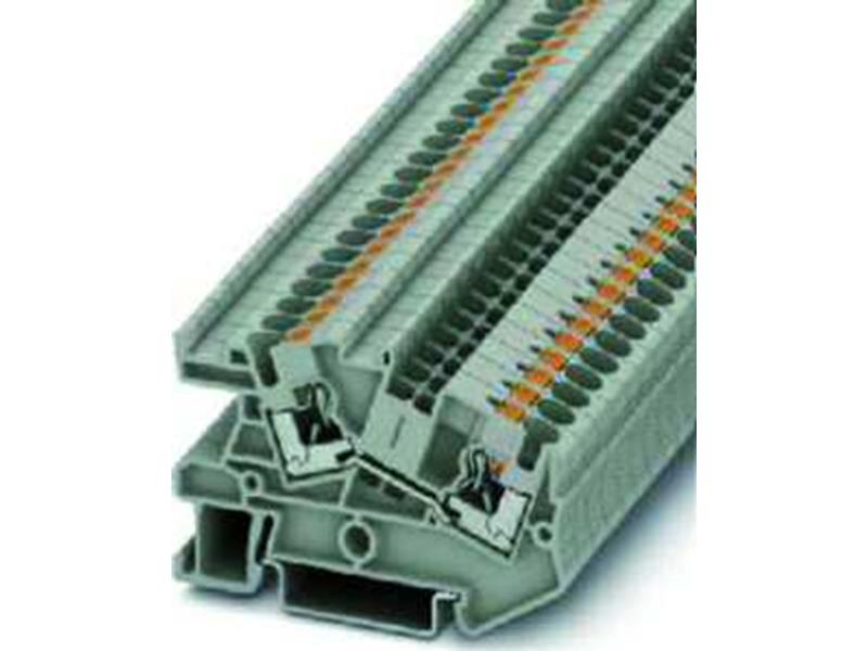 10St. Phoenix Contact PTI 4 Installationsklemme Push-in-Anschluss Querschnitt: 0,2 mm² - 6 mm² AWG: 24 - 10 Breite: 6,2 mm  grau Montageart: NS 35/7,5 NS 35/15 3213970 10St. Phoenix PTI 4 Installationsklemme Push-in-Anschluss Querschnitt: 0,2 mm² - 6 mm² AWG: 24 - 10 Breite: 6,2