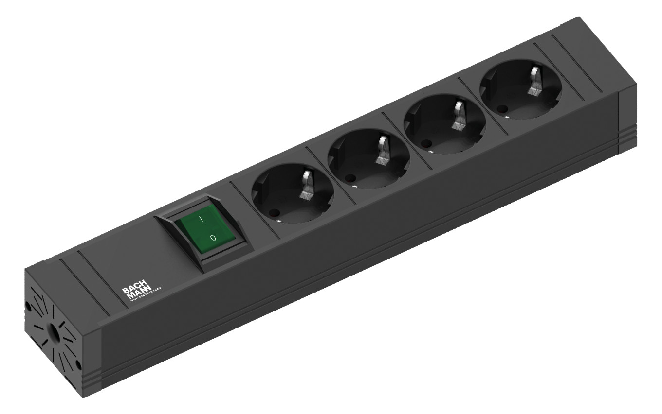 1St. Bachmann 420.0012 CONNECT LINE 4xCEE7/3 1xSchalter Strom 2