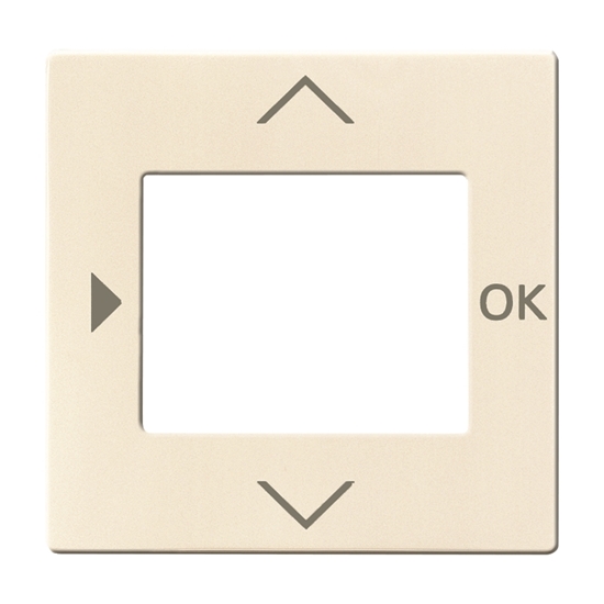 1St. Busch-Jaeger 6435-82 Zentralscheibe Busch-dynasty elfenbeinweiß