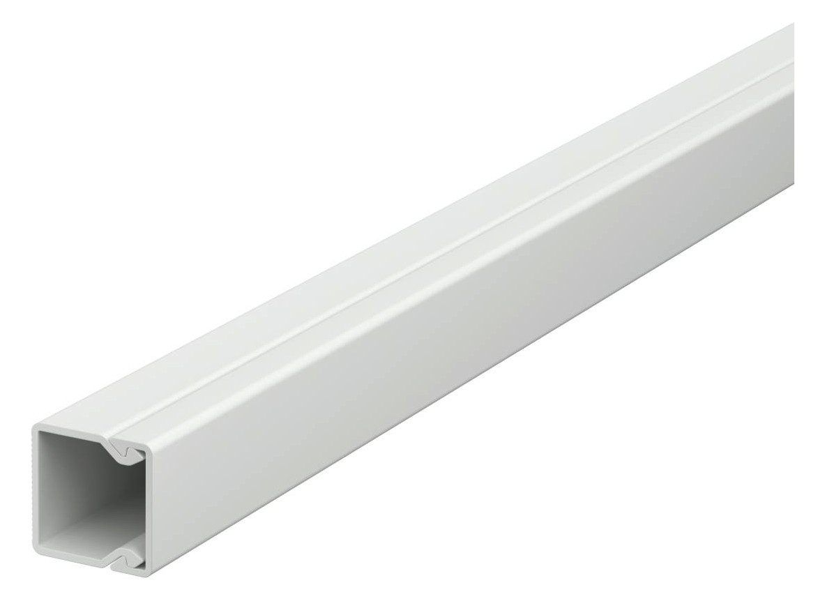 2m OBO WDK15015LGR Wand-u.Deckenkanal m.Bodenlochung 15x15x2000 PVC 6024947