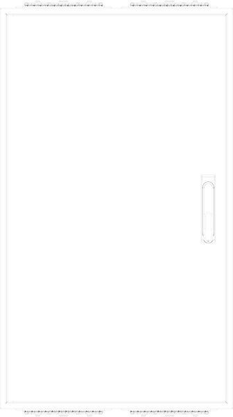 1St. F-Tronic ZF092 Leergehäuse ZF092, IP54, H=950mm, B=550mm 7120522