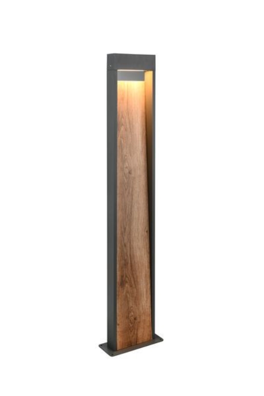 1St. Trio 446960135 LED Poller Holzoptik